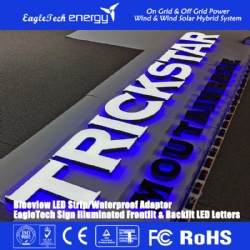Frontlit and Backlit LED Channel Letters